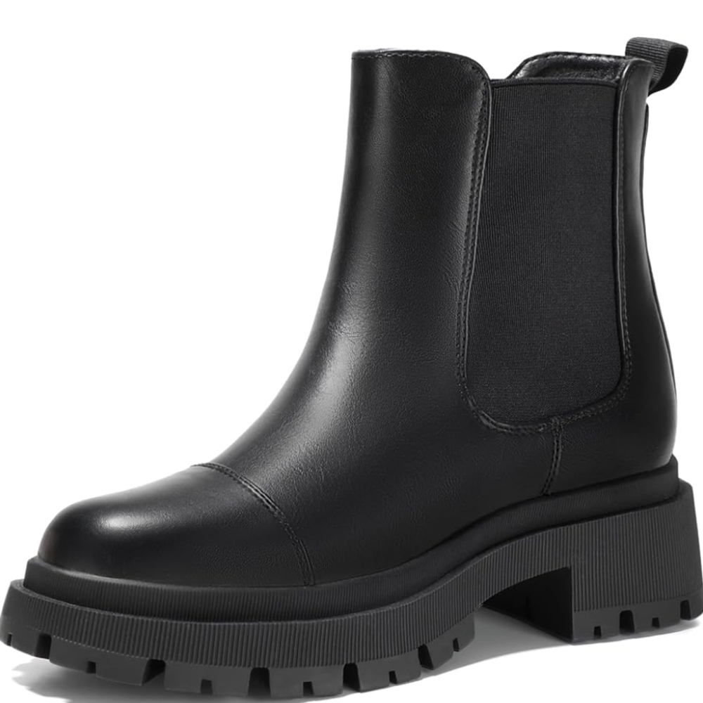 Bacia Chelsea Black Ankle Boots - Picture 1 of 9